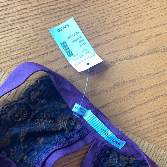 NWT Maurices Medium dark purple top - Picture 3 of 4